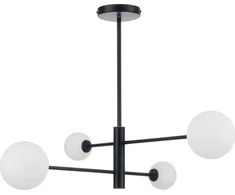 Pakabinamas šviestuvas Lampa wisząca Light Prestige Dorado 4 lampa wisząca juoda LP-002/4P BK