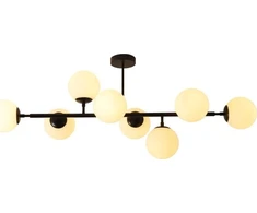 Lubinis šviestuvas Light Prestige Pakabinamas šviestuvas „Prestige Dorado 8“, juodas, LP-002/8P BK