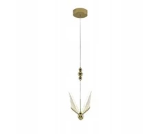 Pakabinamas šviestuvas Light Prestige Mariposa LP-1715/1P pakabinamas 1x8W LED 3000/4000/6000K 1040Lm skaidraus aukso spalvos