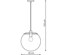 Pakabinamas šviestuvas Lampa wisząca Light Prestige Puerto wisząca duża auksinė - Light Prestige