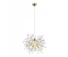 Pakabinamas šviestuvas Lampa wisząca Lucide Trio Rl Gloria lampa wisząca zwis 1x40W E27 auksinė (R31311003)