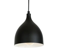 Pakabinamas šviestuvas Luminex Kabanti lempa Kabanti pakabinama šviestuvas Luminex Noak 2x60W E27 juoda 6222