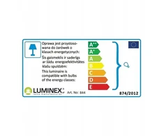 Pakabinamas šviestuvas Luminex Kartel 844 kabanti lempa su pakabinimu 3x60W E27 juoda