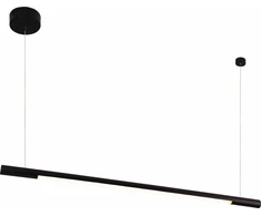 MAXlight pakabinamas šviestuvas HORIZON P0354D Maxlight metalinis šviestuvas pakabinamas LED 16W 3000K juoda juostelė