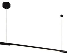 MAXlight pakabinamas šviestuvas LAMPA pakabinama ORGANIC* P0354 Maxlight metalinis korpusas sija ZWIS LED juosta 16W 3000K pailga juoda