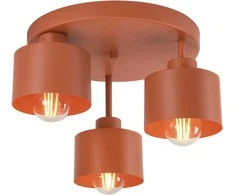 Pakabinamas šviestuvas Orno RAMOS lampa wisząca, galingumas max. 3x 18 W, E27, ceglana