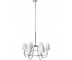 Pakabinamas šviestuvas Lampa wisząca Spotline-SLV Żyrandol Yamethin metal sidabrinė (712042 Bel)