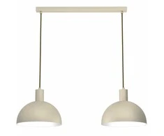 „Luminex Handa 4308“ pakabinamas šviestuvas 2x15W E27 smėlio spalvos