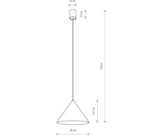 Nowodvorski Lighting pakabinamas šviestuvas Zenith M 8001, juodas