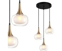 Italux Pakabinamas šviestuvas Konila PND-99709-3A-BRO-CL