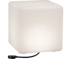 Pakabinamas šviestuvas Paulmann „Plug &amp; Shine CUBE“ sodo šviestuvas 300x300 6,5 W 3000 K 575 lm IP67 24 V baltas