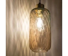 TK Lighting Pescara 4575 pakabinamas šviestuvas 1x15W E27 gintaro/juodos spalvos