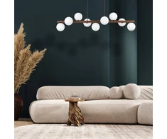 Pakabinamas šviestuvas Tkkrywult Lampa wisząca ESTERA WOOD ORZECH 10273 TK Lighting