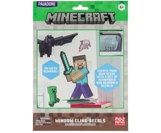 PALADONE Minecraft dekoratyviniai langų lipdukai