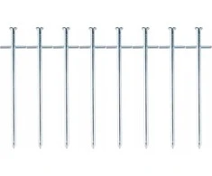 Camp Active Palapinės kuolai 18 cm, 8 vnt, metaliniai