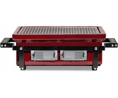 Kamado Bono Hibachi EVO stalo grilis, stačiakampis, Royal Raudona