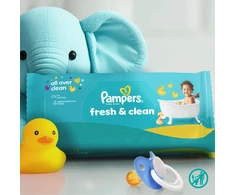Pampers Šlapios servetėlės Fresh Clean 20 vnt. 80 servetėlių = 1600 vnt.