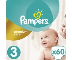 Pampers Premium Care 3 60 vnt