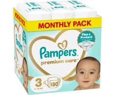 Pampers Pampers Premium Care 3, 6-10 kg, 180 vnt.