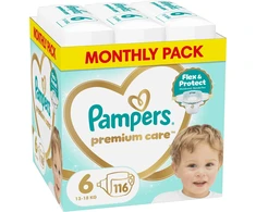 Pampers Pampers Premium Care 6, 13-18 kg, 116 vnt.