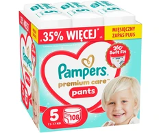 Pampers Premium Care Sauskelnės-Kelnaitės, 5 Dydžio, 108 vnt.