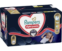 Pampers Night Pants Sauskelnės-Kelnaitės, 4, 104 vnt.