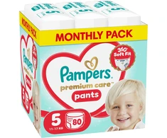 „Pampers Premium Care“ sauskelnės 5, 11–17 kg, 80 vnt.
