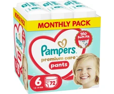 „Pampers Premium Care“ sauskelnės, 6 dydžio, 13–17 kg, 72 vnt.
