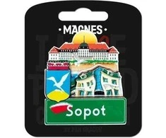 Pan Dragon Magnetas Aš myliu Lenkiją Sopotas ILP-MAG-C-SOP-26