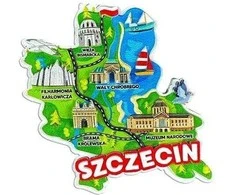 Pan Dragon Man patinka Lenkija Ščecino magnetas ILP-MAG-C-SZCZ-36