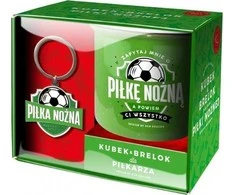 Pan Dragon Puodelių ir raktų pakabuko rinkinys „Hobby-Futbolas“