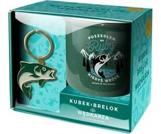 Pan Dragon „Mr. Dragon Set“ puodelis + raktų pakabukas „Hobby-Fish“ (453588) - 5901854965871