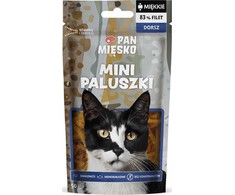 Kačių Priedas - PAN MIĘSKO Mini Menkės Pirštai Hipoalerginė Žuvis 50g