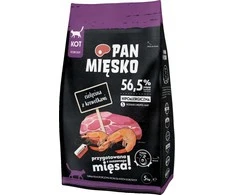 Kačių Maistas - PAN MIĘSKO Veršiena su Krevetėmis Sausas Maistas 1.6kg