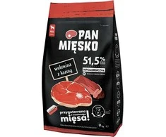 PAN MIĘSKO jautiena su ožka M - sausas šunų maistas - 20kg