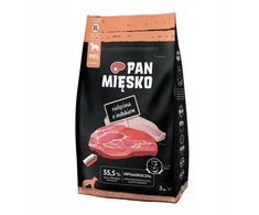 Šunų Maistas - PAN MIĘSKO Veršiena su Kalakutiena XL Sausas 3kg