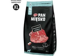Pan Miesko Laukinė PAN MĖSA Kiauliena su šerniena XL - sausas šunų maistas - 20kg