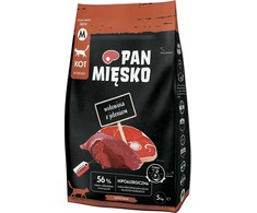 Pan Miesko Mr. Meat sausas kačių ėdalas jautiena su elniais (suaugusioms) traškučiai M 5kg