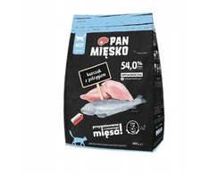 Kačių Maistas - PAN MIĘSKO Vištiena su Upėtakiu Sausas Maistas 400g