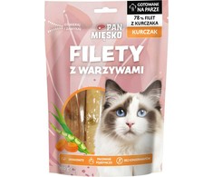 Kačių Priedas - PAN MIĘSKO Vištienos Filė su Daržovėmis Be Grūdų 100g