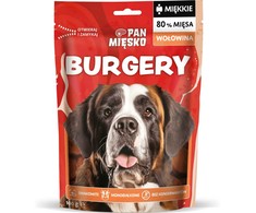Šunų Priedas - PAN MIĘSKO Jautienos Burgers 100g Be Grūdų Hipoalerginis