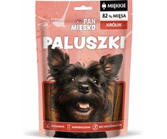 Šunų Priedas - PAN MIĘSKO Mėsos Lazdos Su Triušiu Hipoalerginės Be Grūdų 100g