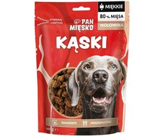 Šunų Priedas - PAN MIĘSKO Jautienos Gabaliukai 100g Hipoalerginis Be Grūdų