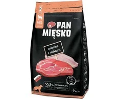 PAN MIĘSKO Veršiena su kalakutiena XL - sausas šunų maistas - 9kg