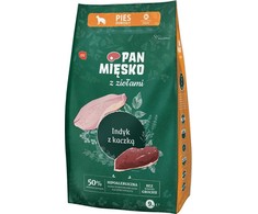 PAN MĘSKO su žolelėmis kalakutiena su antimi M - sausas šunų maistas - 9kg
