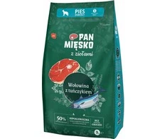 Pan Miesko PAN MĘSKO su žolelėmis jautiena su tunu S - sausas šunų ėdalas - 9kg