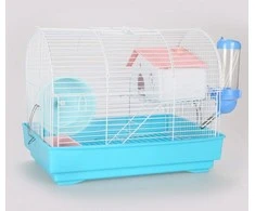 Panama Pet graužikų narvas 33x23x26 cm baltas / mėlynas