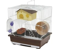 Panama Pet graužikų narvas 30x23x31 cm baltas / mėlynas