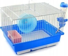Panama Pet Panama Pet graužikų narvas 30x23x20 cm baltas / mėlynas