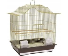 Panama Pet paukščių narvas 47x36x55,5 cm auksinis/rudas
